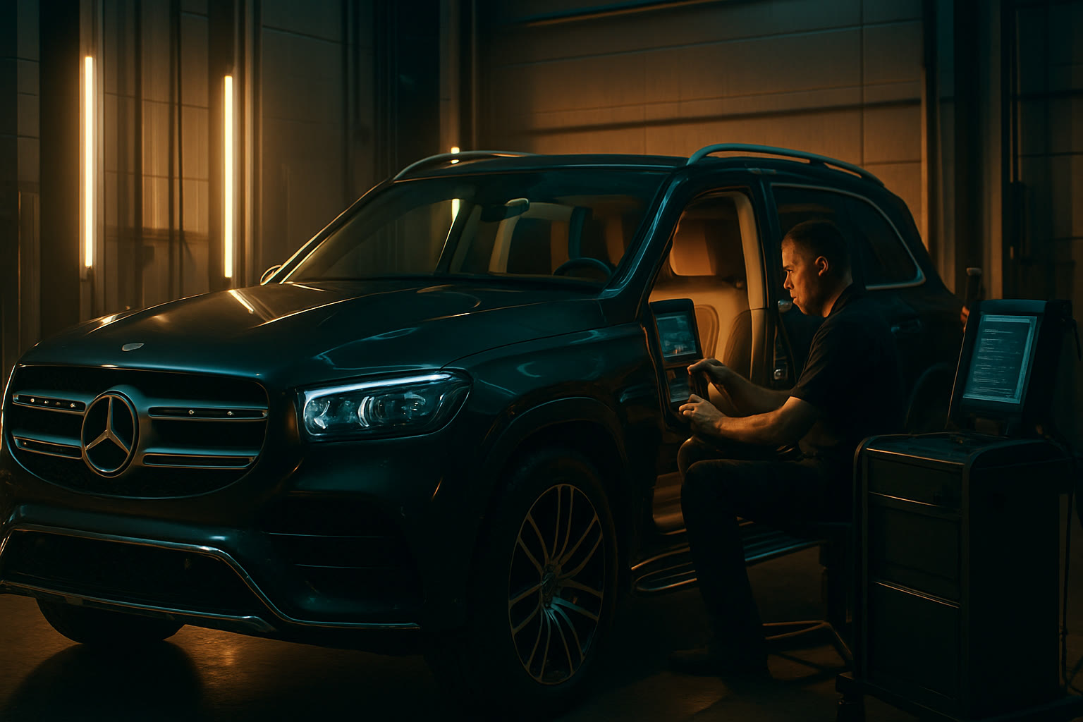 Mercedes GLS X167 в сервисе MB Doctor