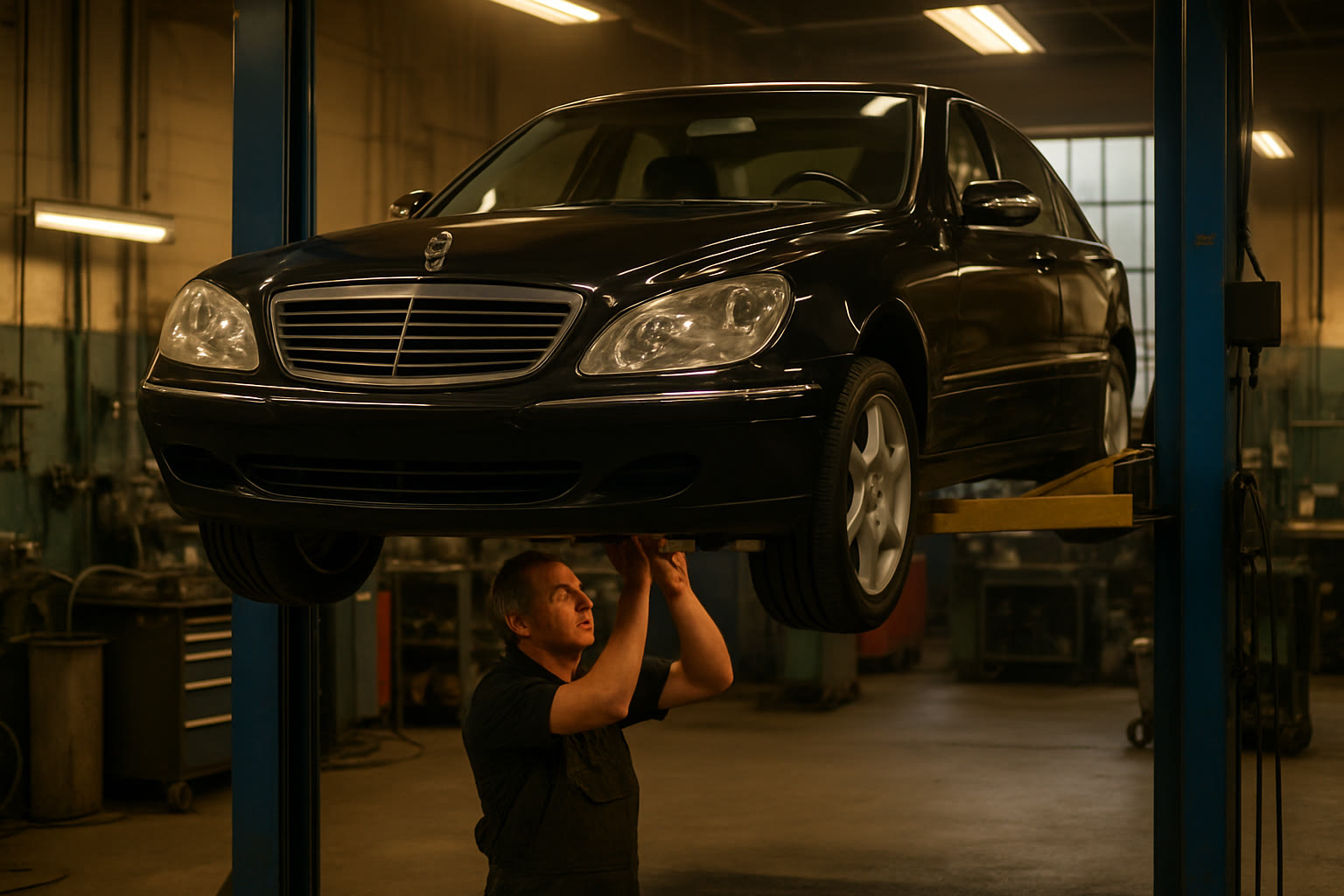 Ремонт Mercedes S W220 в автосервисе