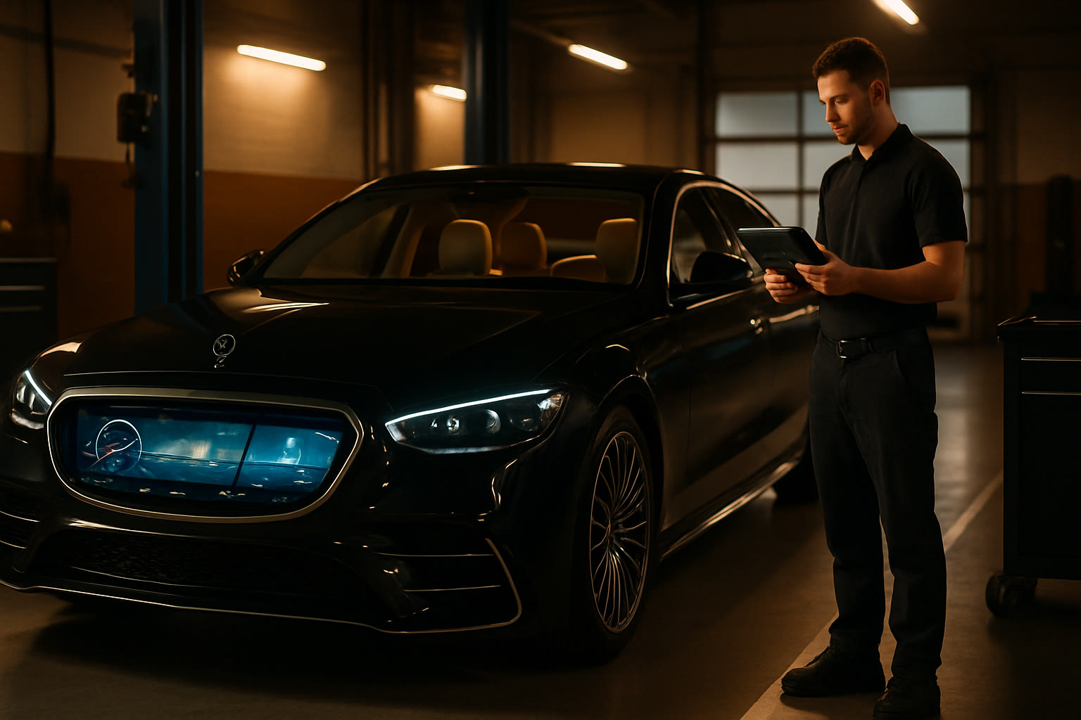 Mercedes S-Class W223 в автосервисе MB Doctor