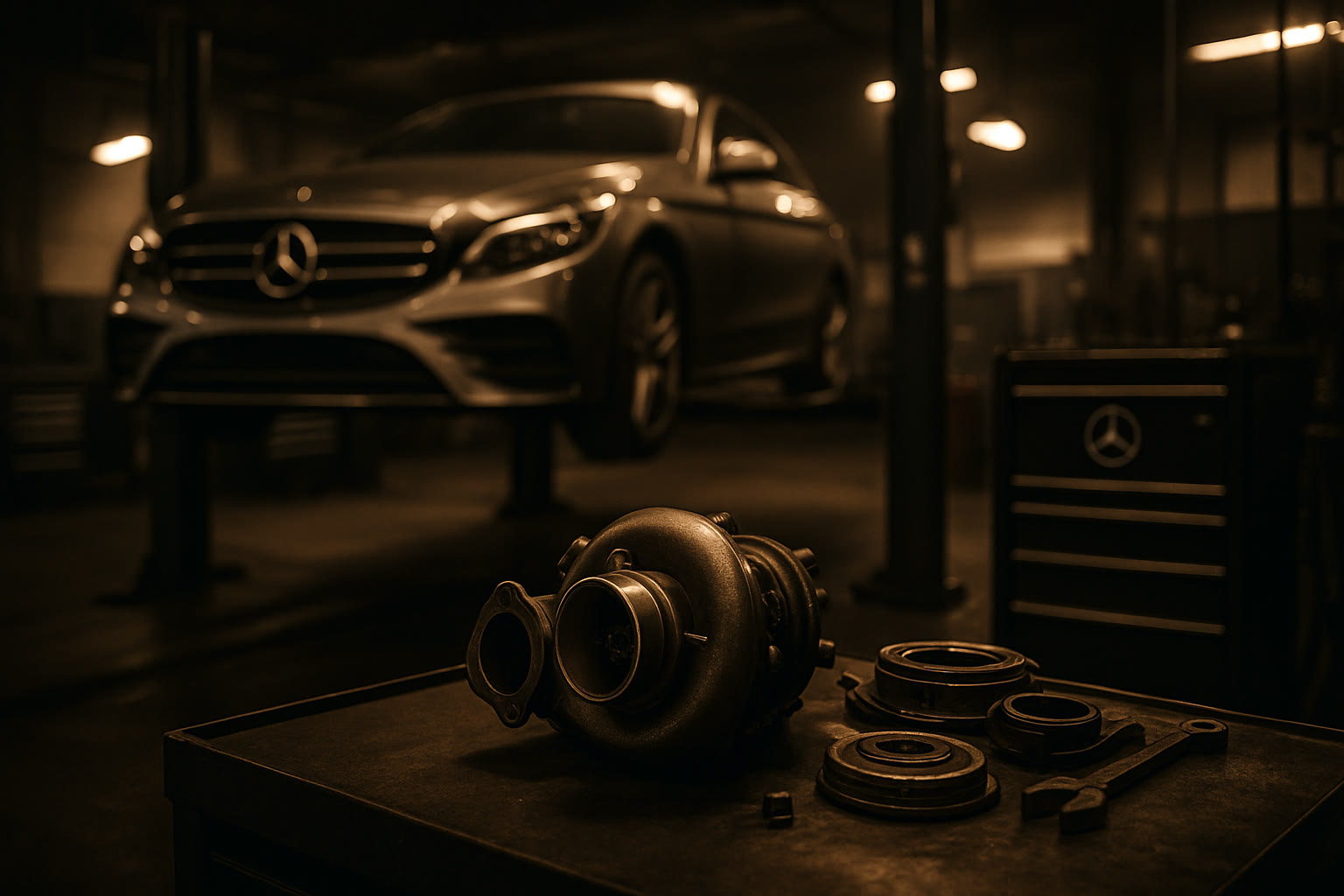 Ремонт турбины Mercedes в профессиональном сервисе